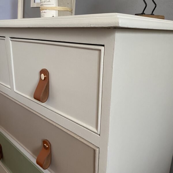 Commode bois restaurée, style Louis Philippe – Image 9