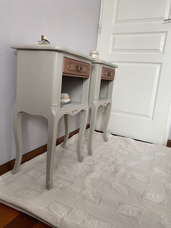 Chevets (paire) restaurés Style Louis XV – Image 3