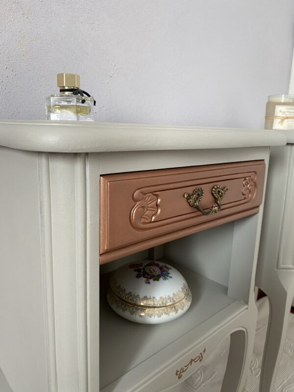 Chevets (paire) restaurés Style Louis XV – Image 2