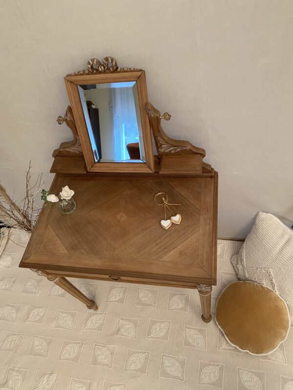 Coiffeuse ancienne restaurée – Image 4