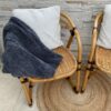 IMG_E8528 Fauteuil(s) restauré(s) en rotin, bambou et lacets en cuir.