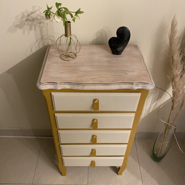 Chiffonnier 5 tiroirs relooké – Image 10