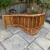 Bain de soleil ou chaise longue en rotin rénové(e)