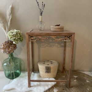 IMG_E2015 Desserte / Meuble d’appoint en bois massif relooké(e)