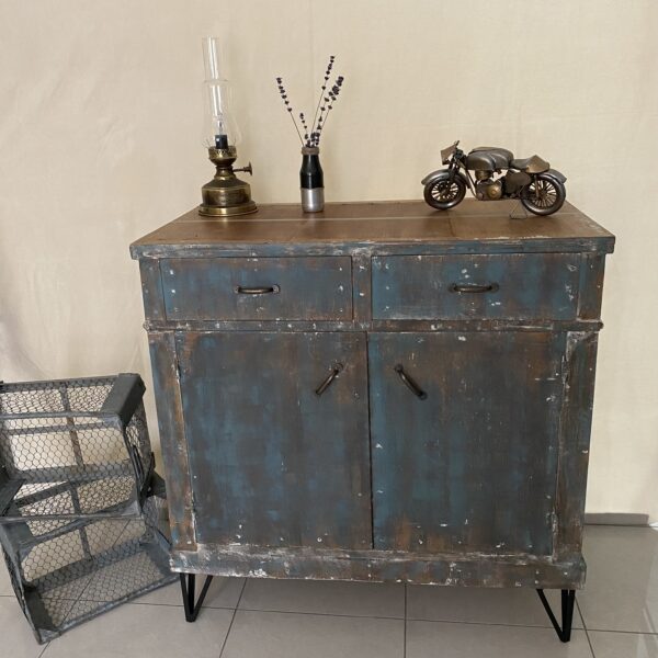 Buffet bois relooké - Style industriel