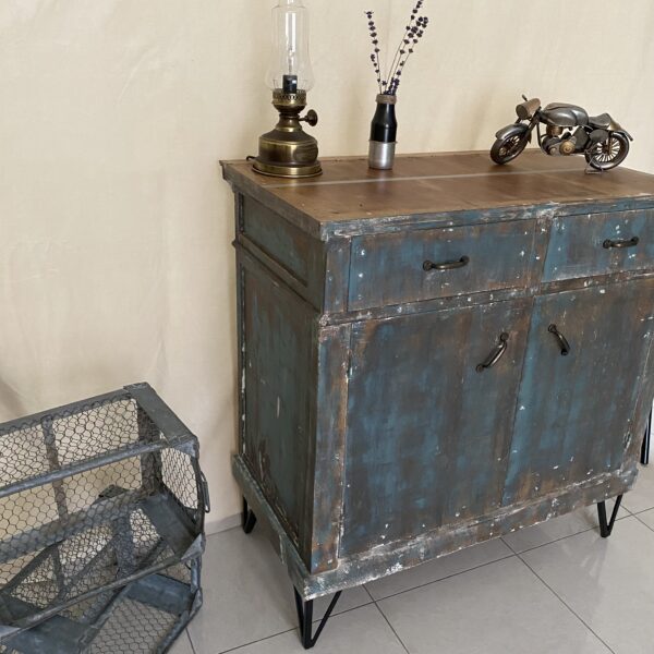 Buffet bois relooké - Style industriel – Image 5