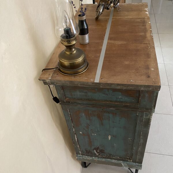 Buffet bois relooké - Style industriel – Image 6