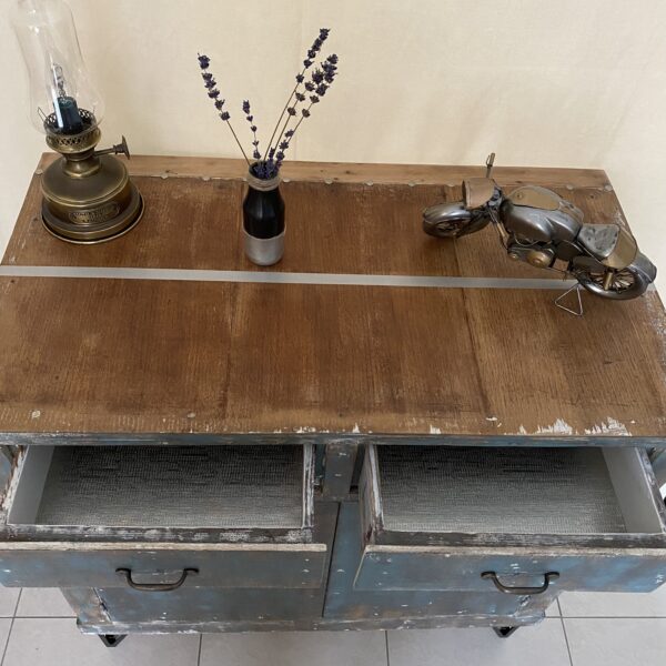 Buffet bois relooké - Style industriel – Image 7