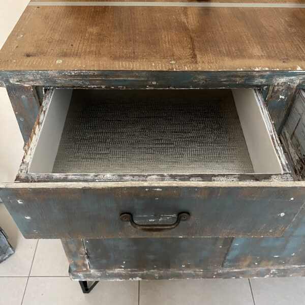 Buffet bois relooké - Style industriel – Image 8