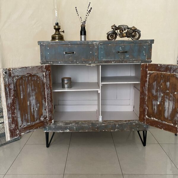 Buffet bois relooké - Style industriel
