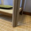 Desserte / Meuble d’appoint en bois relooké(e) - Placage effet damier