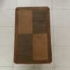 Desserte / Meuble d’appoint en bois relooké(e) - Placage effet damier