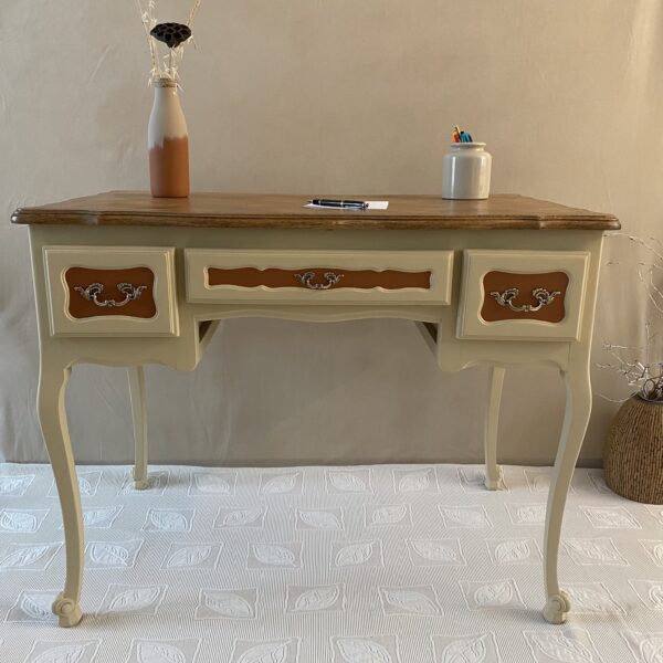 Bureau bois Style Louis XV relooké