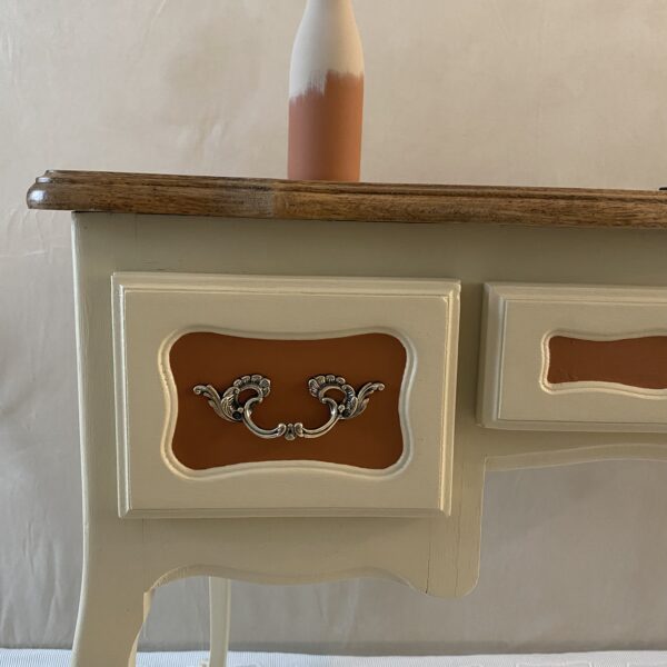 Bureau bois Style Louis XV relooké – Image 3