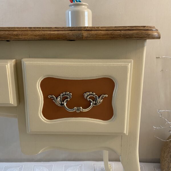 Bureau bois Style Louis XV relooké – Image 5