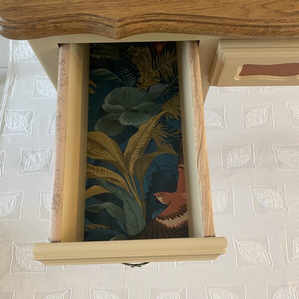Bureau bois Style Louis XV relooké – Image 6