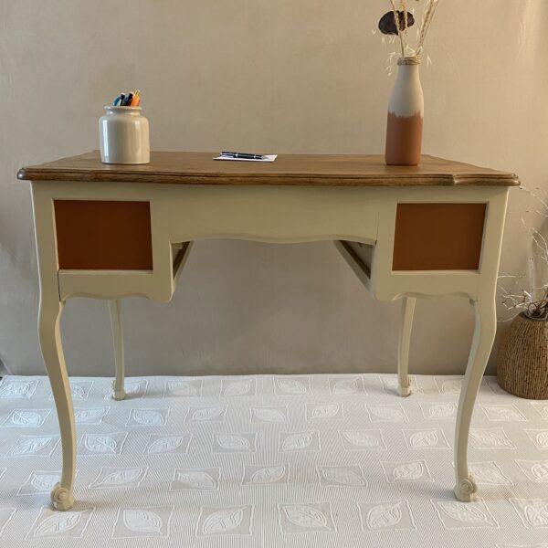 Bureau bois Style Louis XV relooké – Image 13