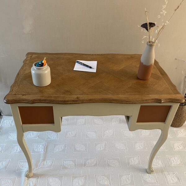 Bureau bois Style Louis XV relooké – Image 16