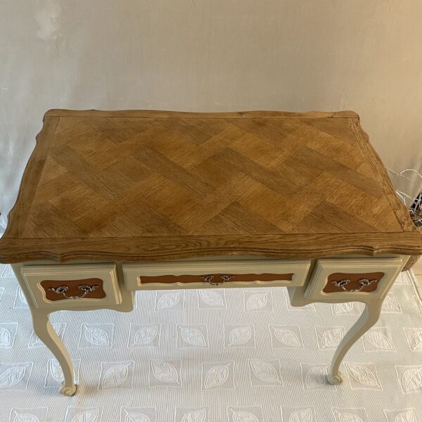 Bureau bois Style Louis XV relooké – Image 17