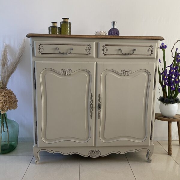 Buffet bois Style Louis XV relooké