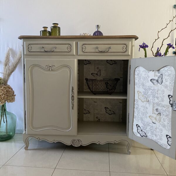Buffet bois Style Louis XV relooké – Image 3