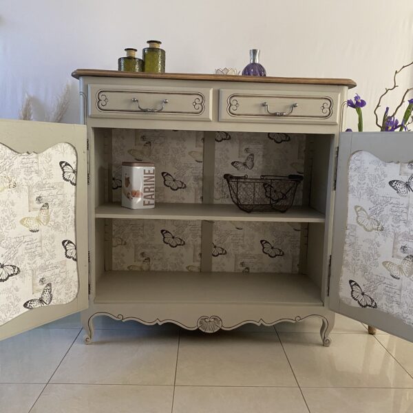 Buffet bois Style Louis XV relooké – Image 4