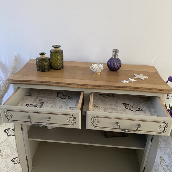 Buffet bois Style Louis XV relooké – Image 9