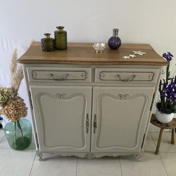 Buffet bois Style Louis XV relooké – Image 2