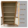 Armoire portes vitrées en bois, relookée – Image 15