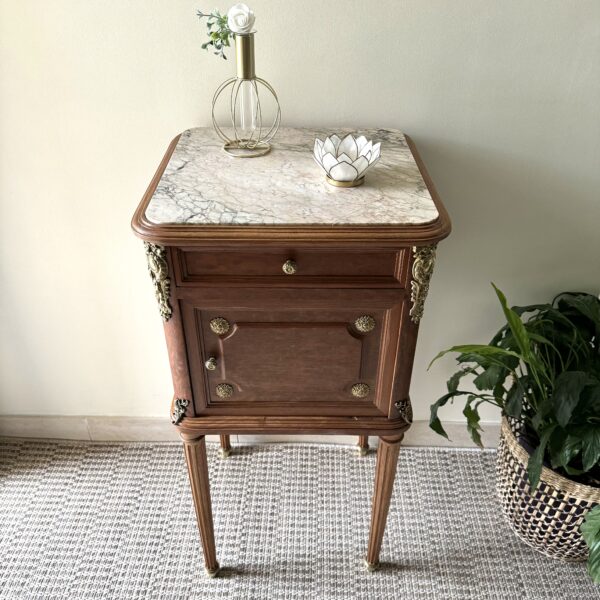 Meuble d'appoint / Chevet de style Louis XVI restauré – Image 14