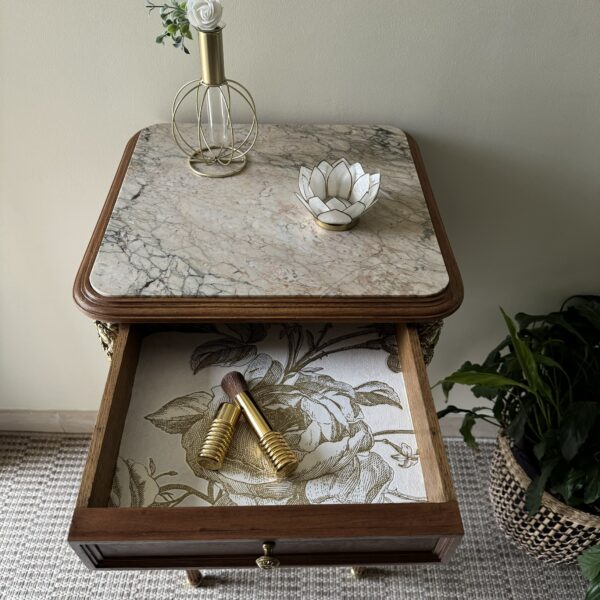 Meuble d'appoint / Chevet de style Louis XVI restauré – Image 9