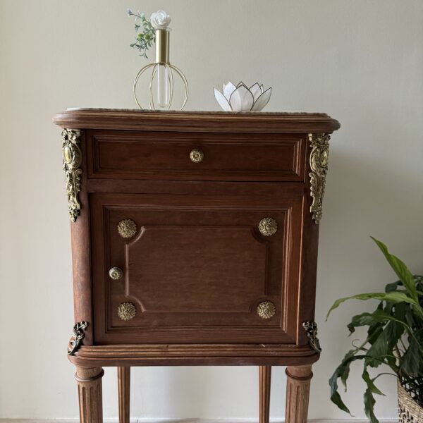 Meuble d'appoint / Chevet de style Louis XVI restauré – Image 2