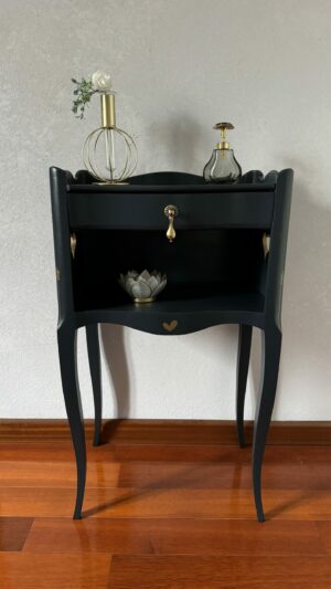 IMG_E1535 Chevet bois Style Louis XV relooké