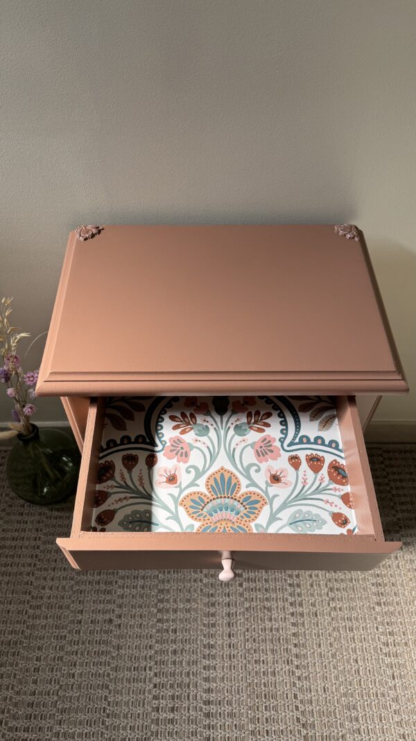 Chevet bois vintage relooké – Image 6